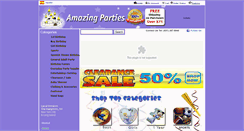 Desktop Screenshot of amazingparties.com